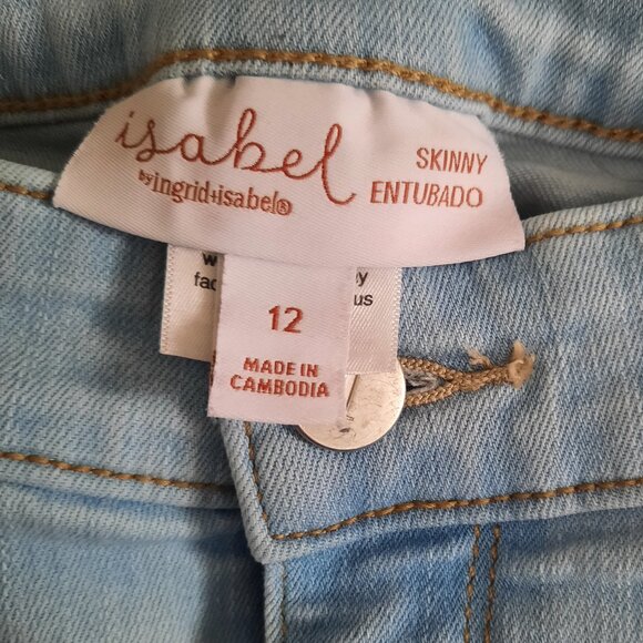 Isabel Maternity by Ingrid & Isabel™ Under Belly Skinny Maternity Jeans - Sz 12 - Picture 12 of 16